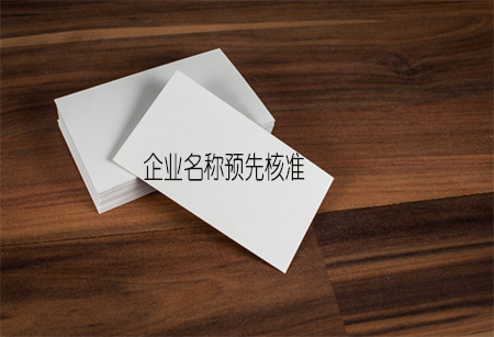 企業(yè)名稱預(yù)先核準(zhǔn)素材圖